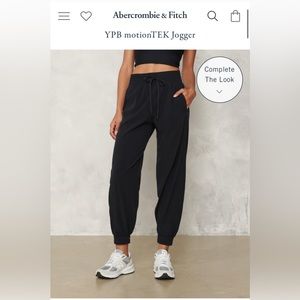 Abercrombie YPB motion TEK joggers size large. Barely worn!!